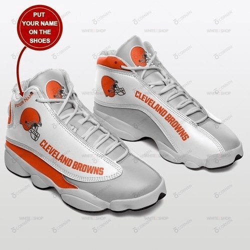 Cleveland Browns Custom Sneakers Air Jordan 13 Tennis Shoes For Fan JD13 V702