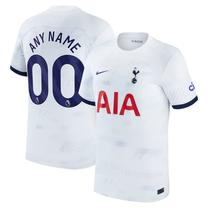 Tottenham Hotspur Home Shirt 2023/24 Custom Jersey – White