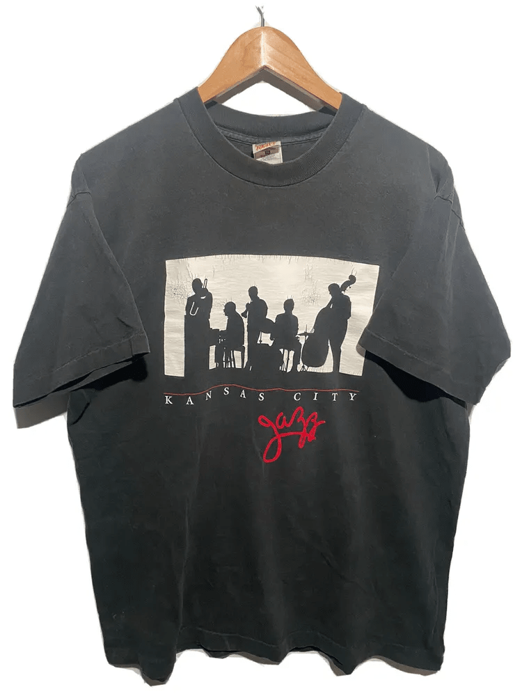 Vintage Kansas City Jazz T Shirt 1994 Black