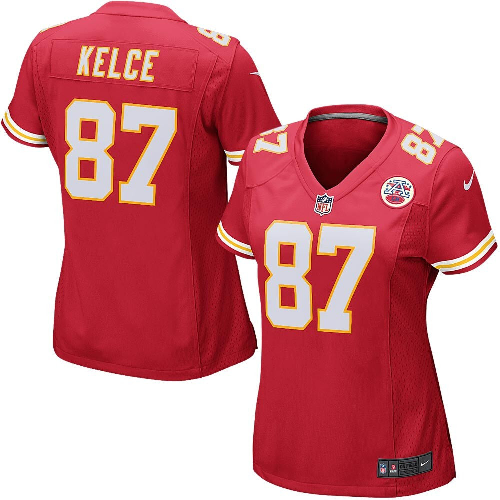 Women’S Kansas City Chiefs Travis Kelce Nike Red Game Player Jersey