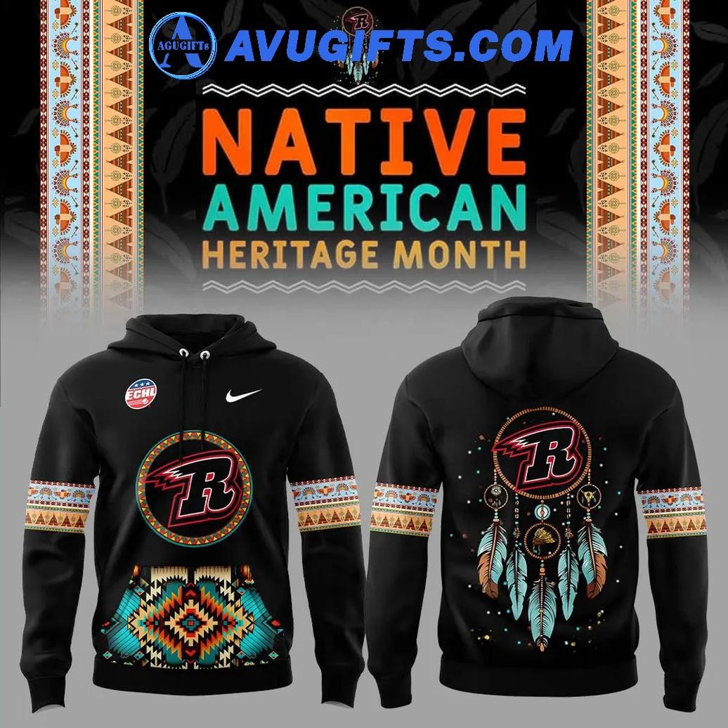 Rapid City Rush X Native American Heritage Month Limited Edition Hoodie – Zip Hoodie 3D Aop Shirt