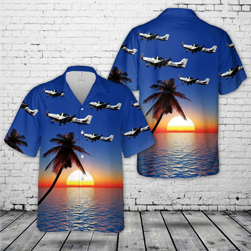 Royal Air Force Zm311 Grob G120Tp Prefect T1 Cn 11129 Hawaiian Shirt