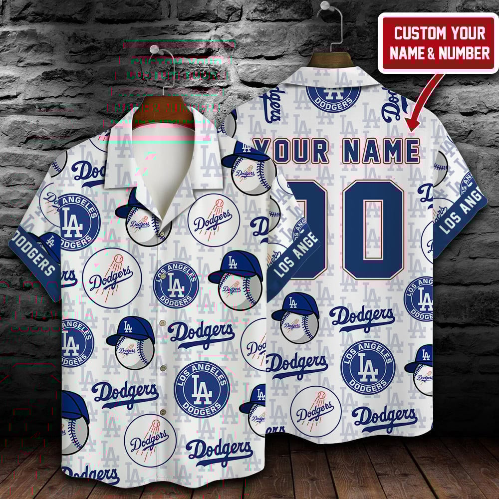 Los Angels Dodgers Mlb Custom Summer 3D Hawaiian Shirt