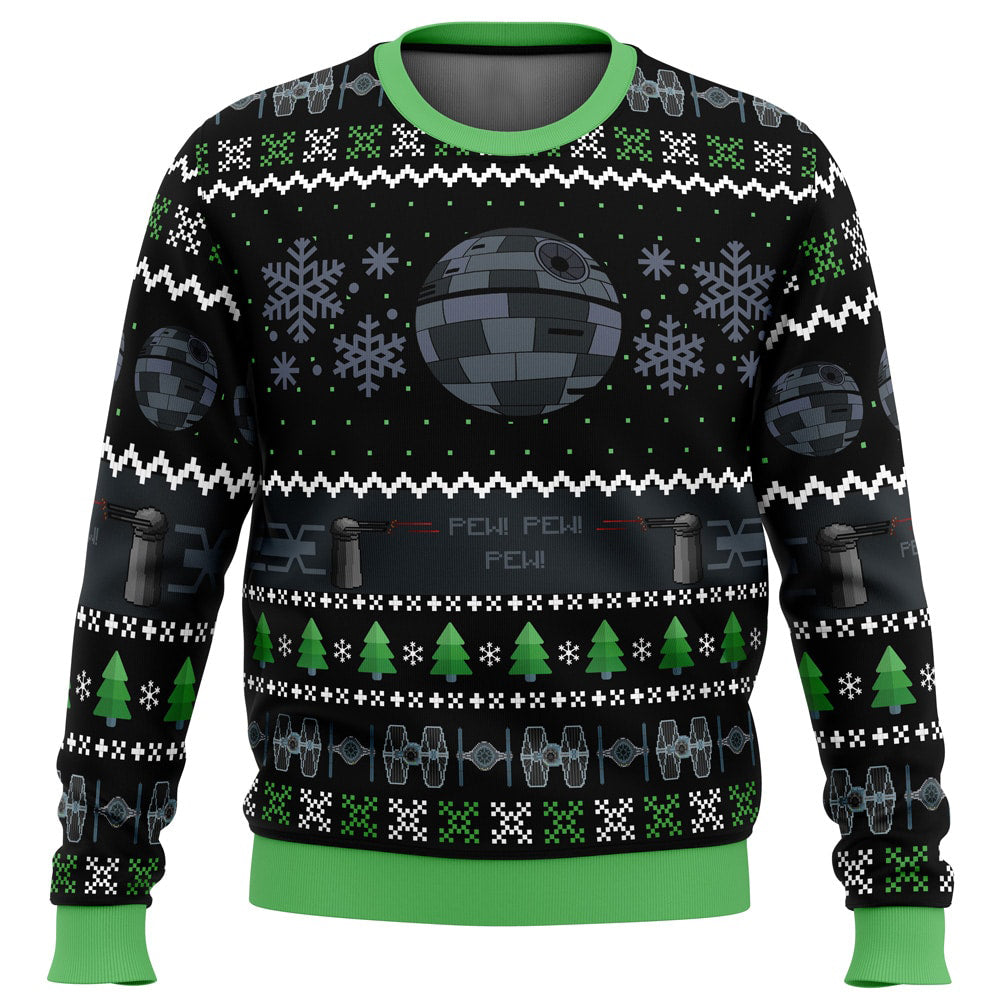 Alwaysky Xmas 2024 Imperial Death Star Star Wars Ugly Christmas Sweater