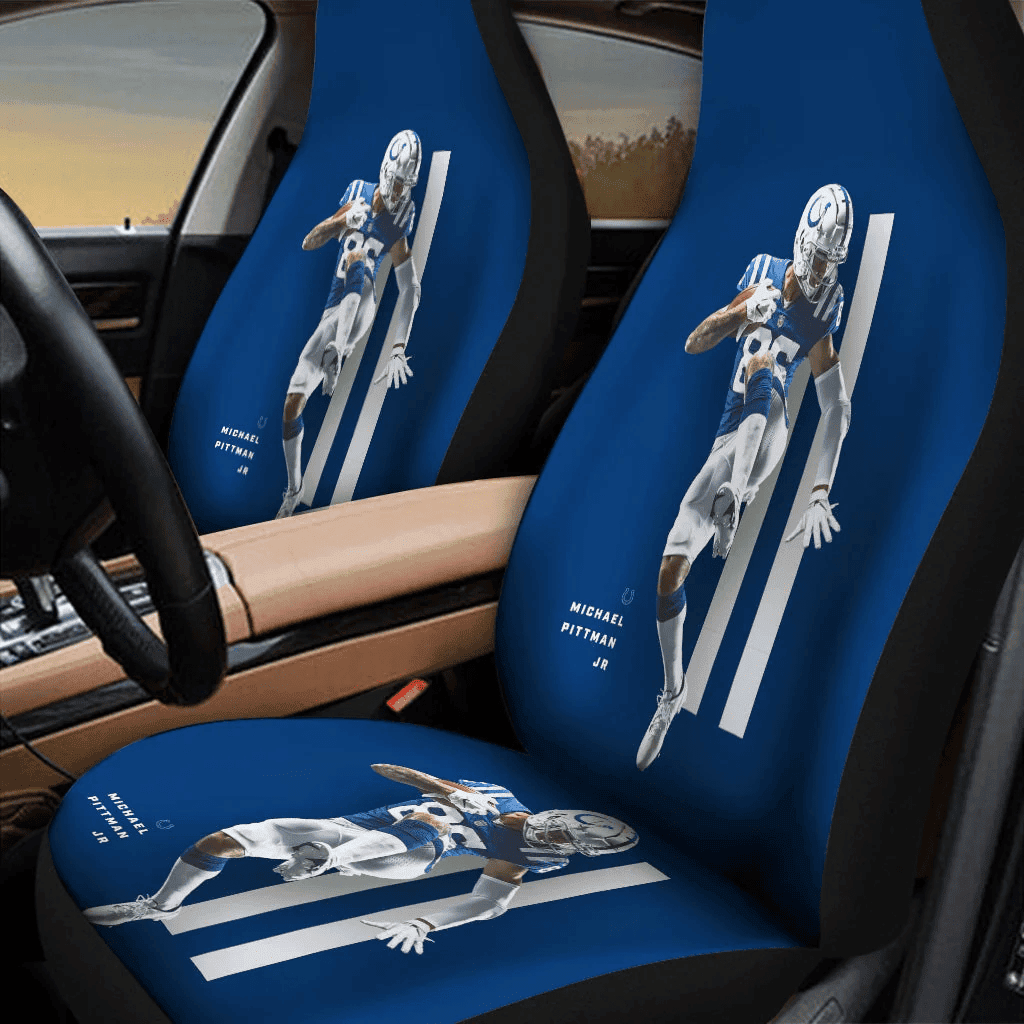 Indianapolis Colts Michael Pittman Jr Car Seat Cover Set CSC1769