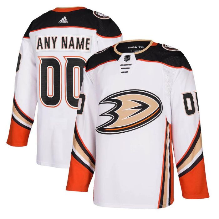 Anaheim Ducks Away 2023 Custom Jersey – White