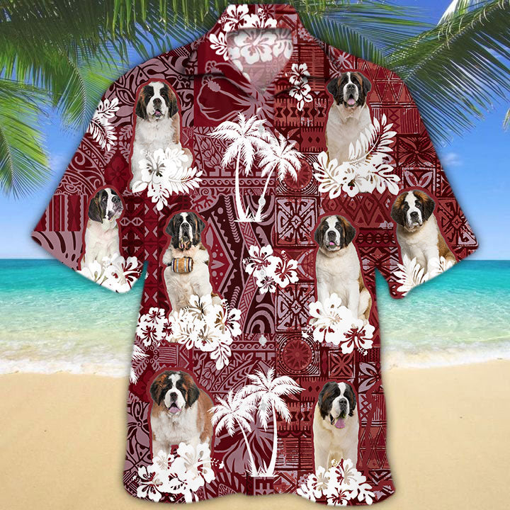 Bernard Hawaiian Shirt, Dog Hawaii Shirt