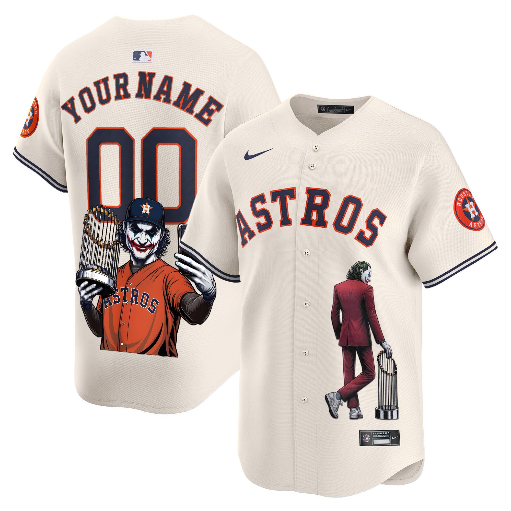 Astros Joker Vapor Premier Limited Custom Jersey – Printed