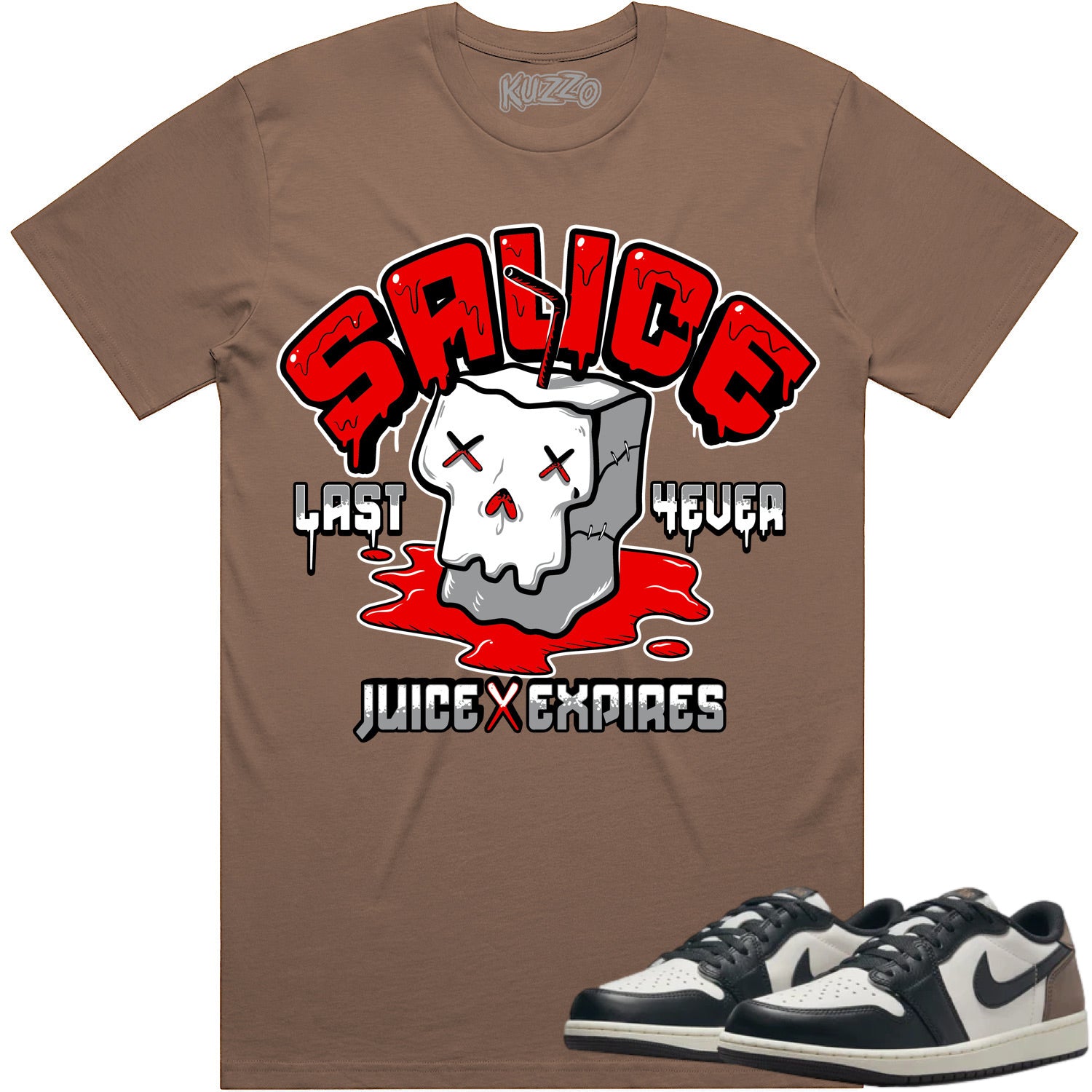 Mocha Low 1s Shirt to Match - Jordan 1 Low Sneaker Tees - Sauce x Trending 2024 X Moderndaydecors
