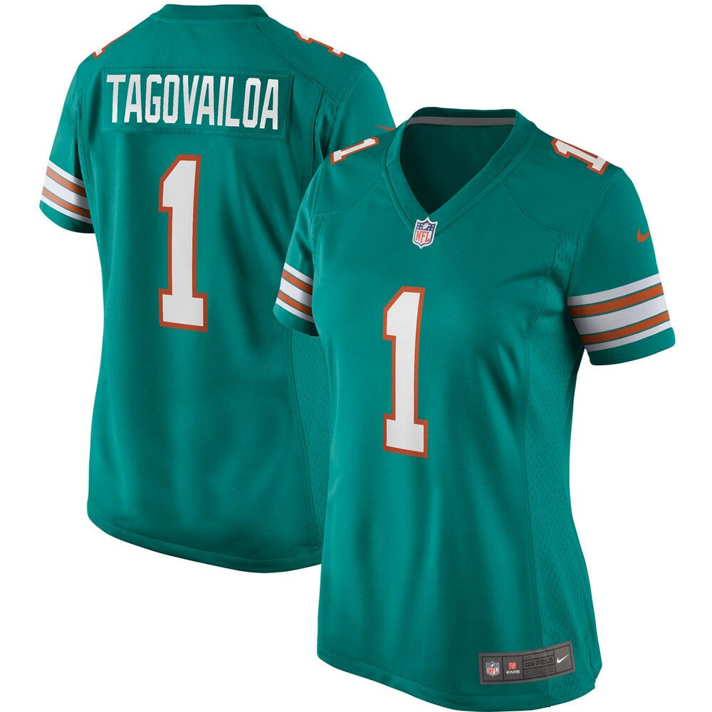 Women’S Miami Dolphins Tua Tagovailoa Nike Aqua Alternate Game Jersey ...