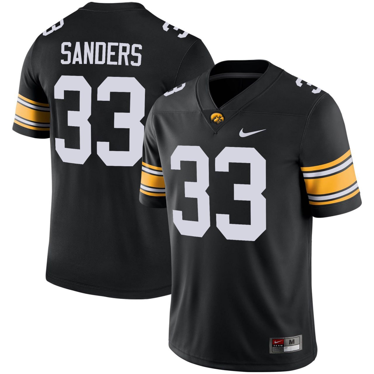 Bob Sanders Iowa Hawkeyes Black Jersey – All Stitched