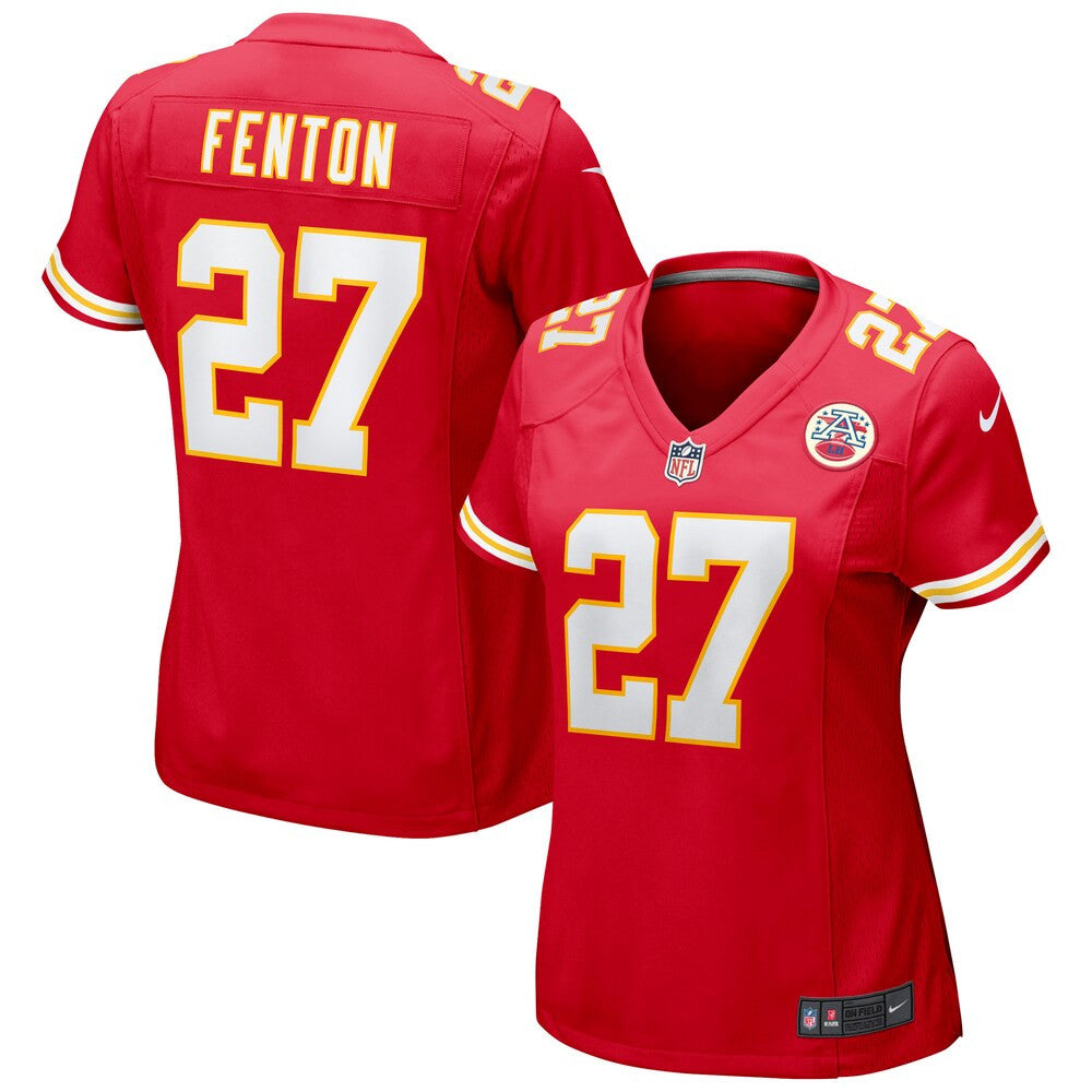 Women’S Kansas City Chiefs Rashad Fenton Nike Red Game Jersey