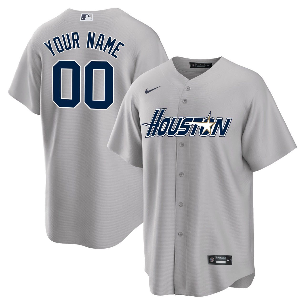 Astros Gray Special Custom Jersey – All Stitched