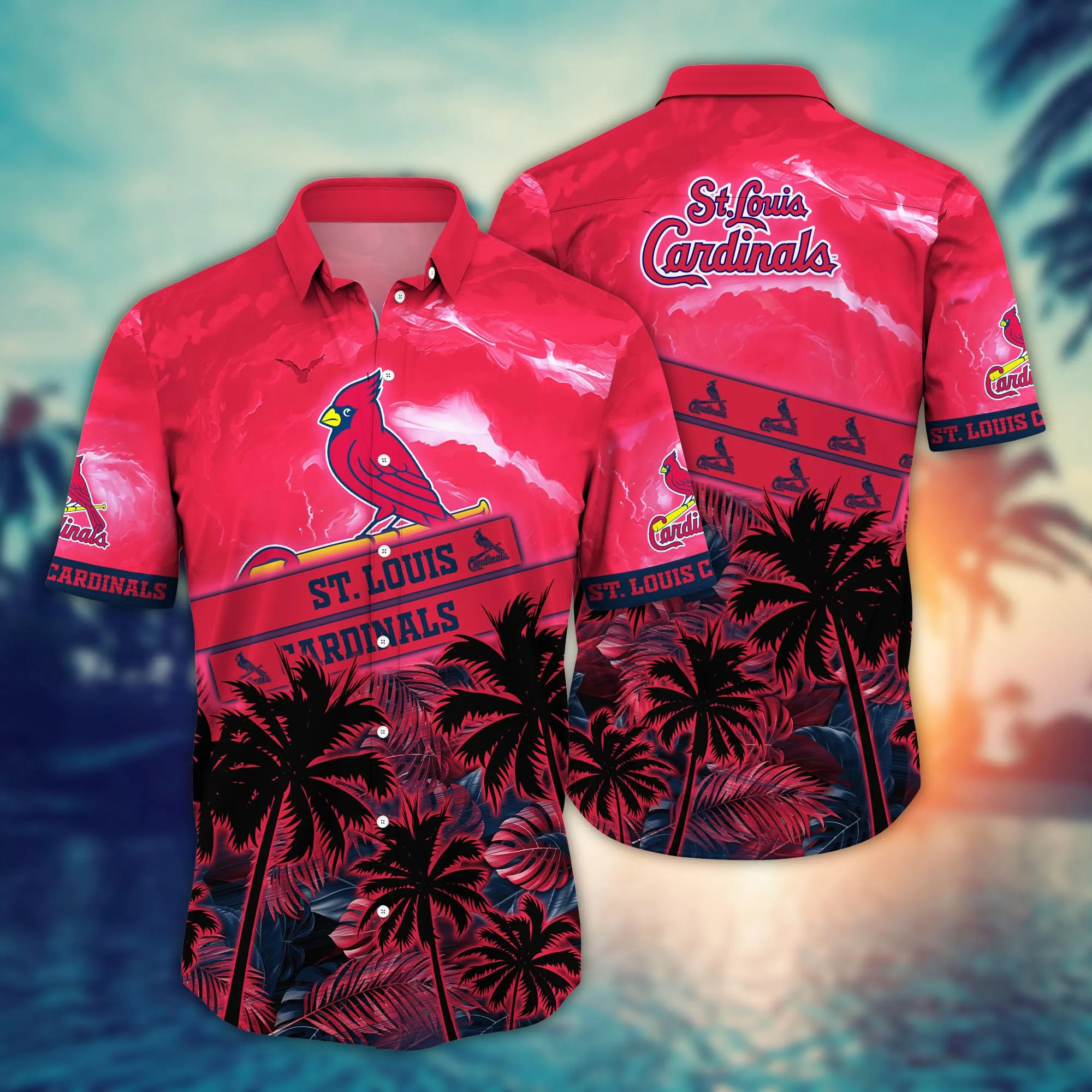 St. Louis Cardinals Mlb Hawaiian Shirt Balmy Days Aloha Shirt