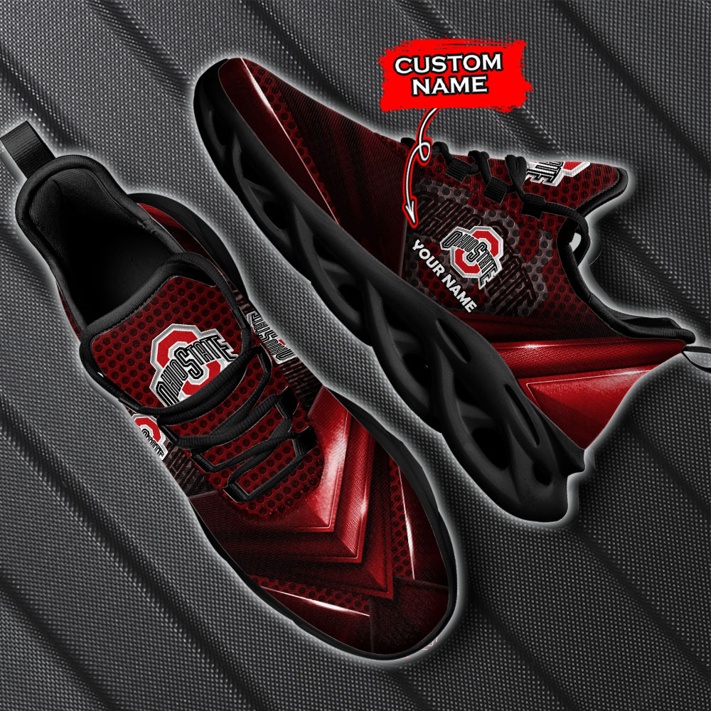 Ohio State Buckeyes Max Soul Shoes Sneakers For Men And Women 885