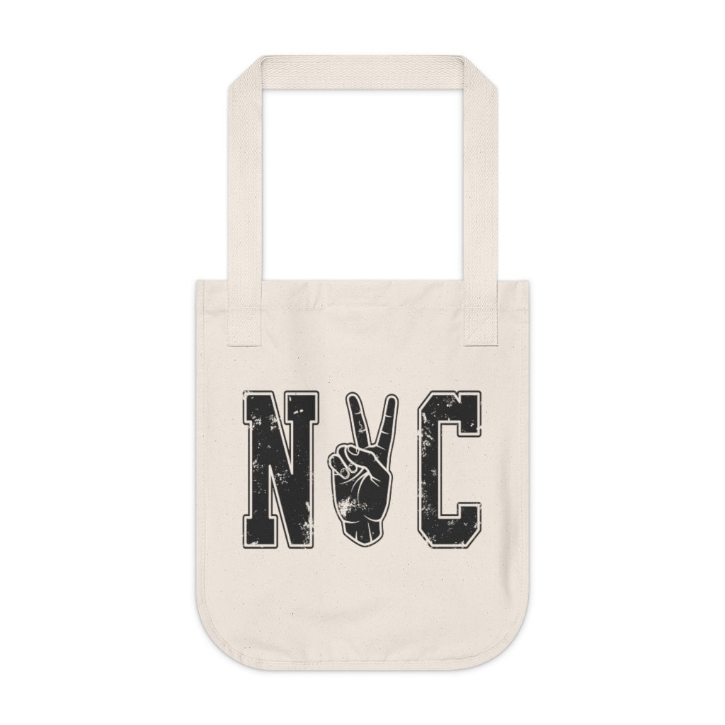 New Tork Tote Bag NYC Reusable Canvas Trendy Shopping Aesthetic Clothes Indie Alt Clothing Cute Shoulder Market Bag Y2K Graphic Edgy