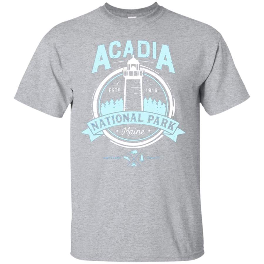 Acadia National Park Maine Vintage T Shirt Men Women