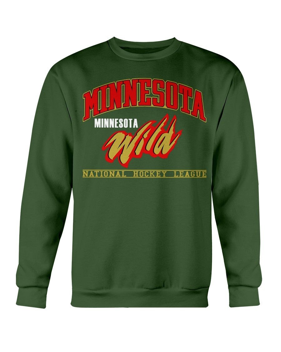 Vintage 90S Nhl Minnesota Wild Nhl Sweatshirt 211009