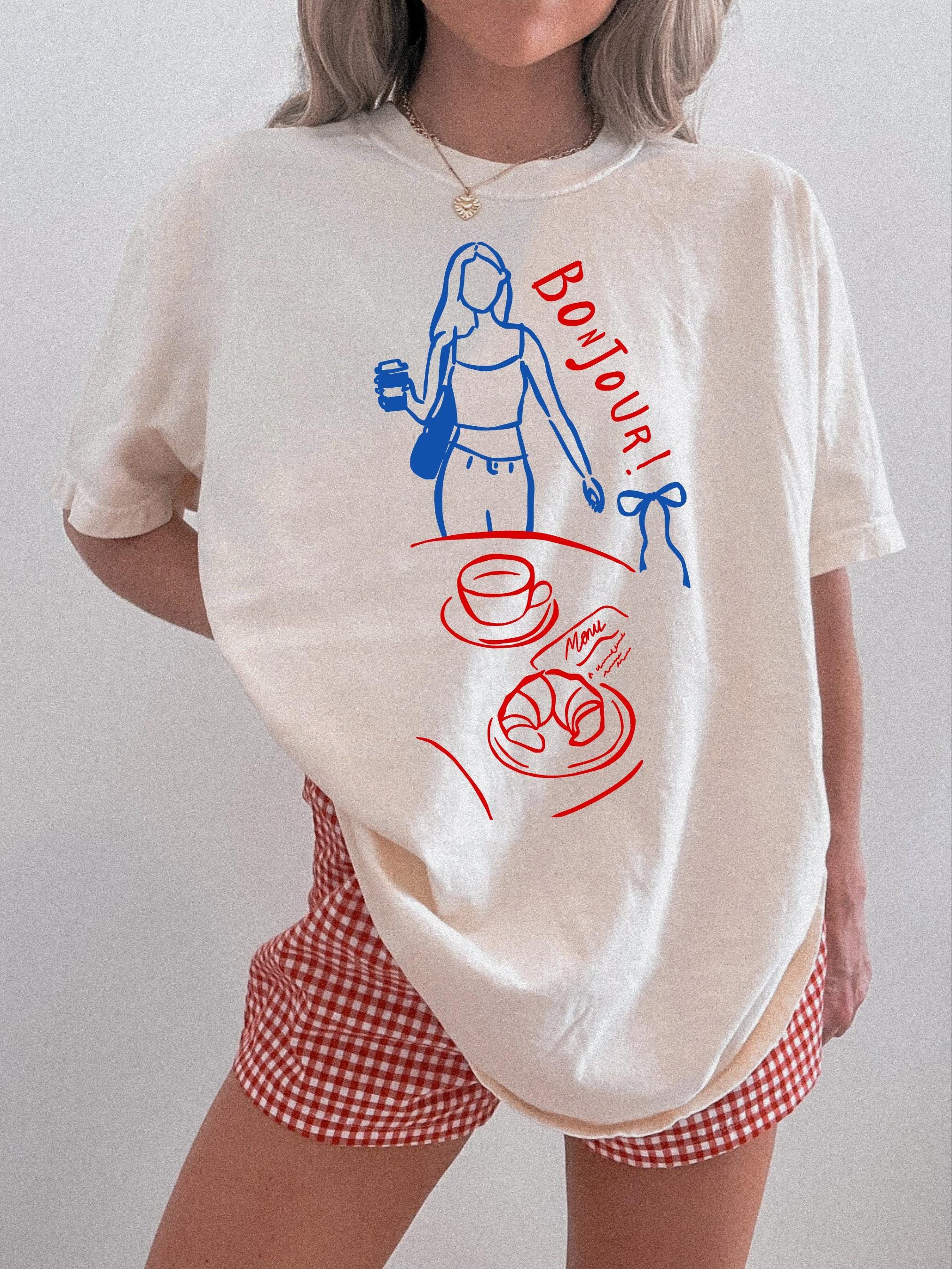 Shirt Ideas, Bonjour French Girl Vib …