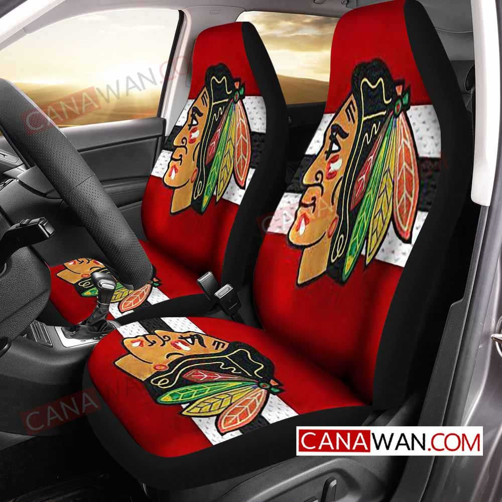 Chicago Blackhawks Car Seat Cover Set CSC228