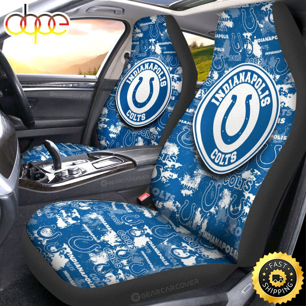 Indianapolis Colts Customized Car Seat Cover Set CSC5179