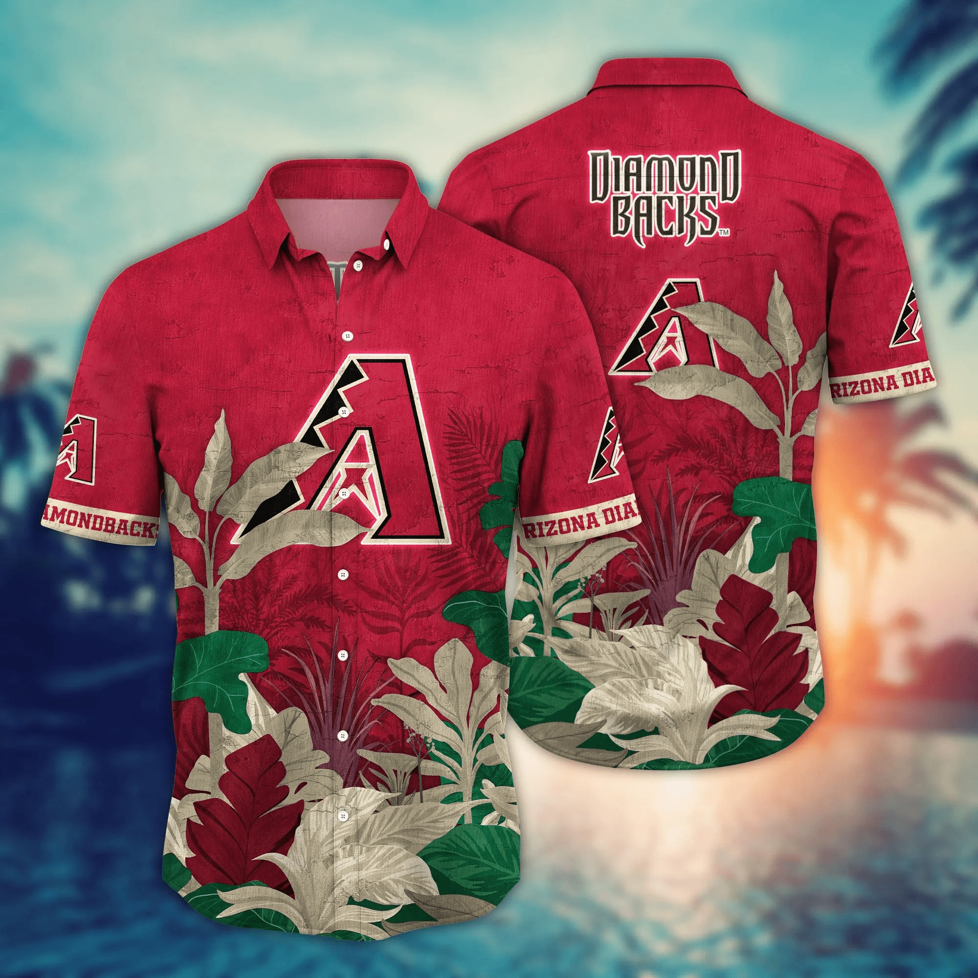 Arizona Diamondbacks Mlb Hawaiian Shirt Summertime Aloha Shirt