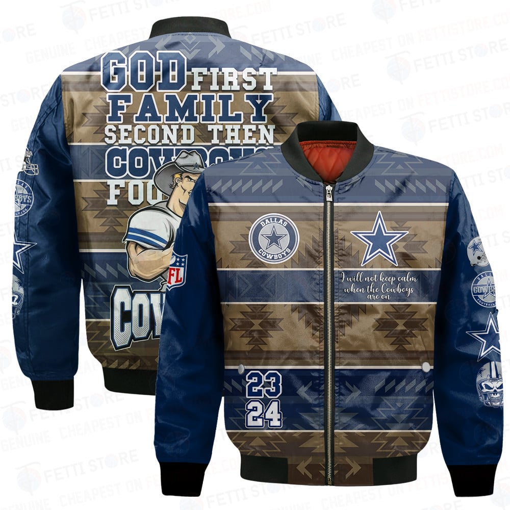 Dallas Cowboys National Football League AOP Bomber Jacket STM BJ539