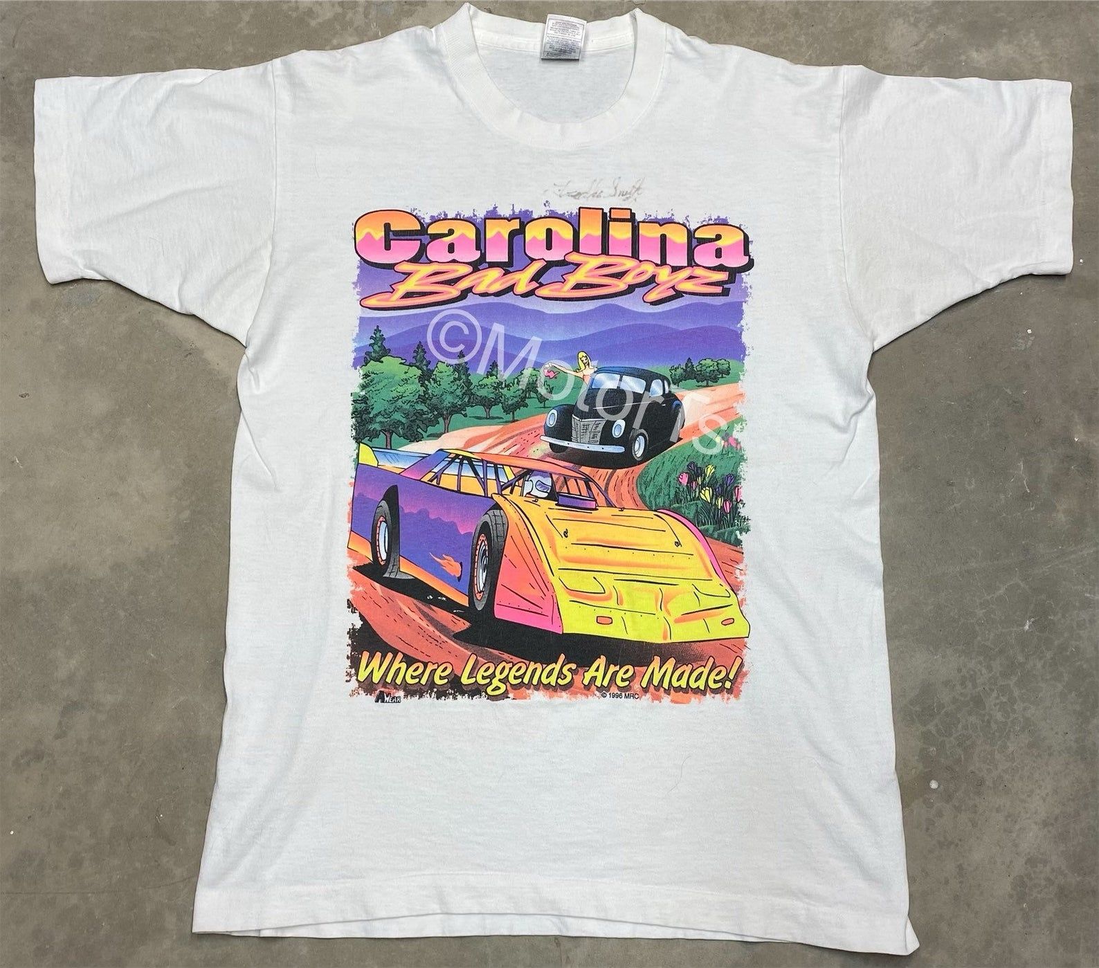 Vintage 1996 Carolina Bad Dirt Late Model Tee –