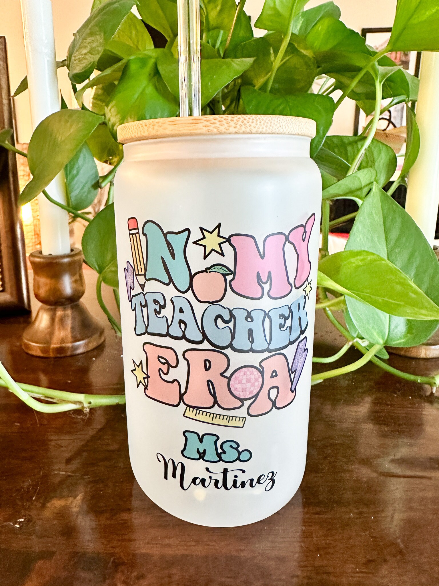 In My Teacher Era Ice Coffee Cup, Te … fashionstation