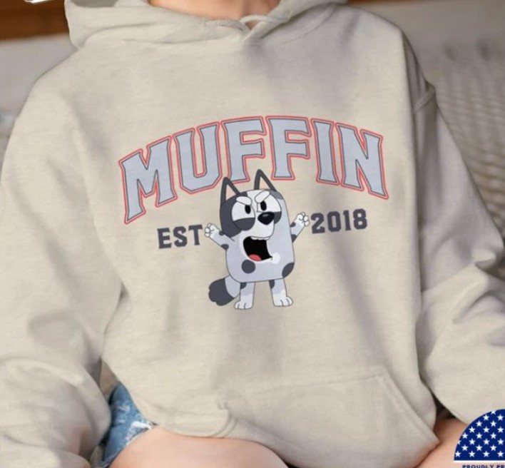 Muffin Cupcake Heeler Shirt  Bingo And Bluey Hoodie Outfit