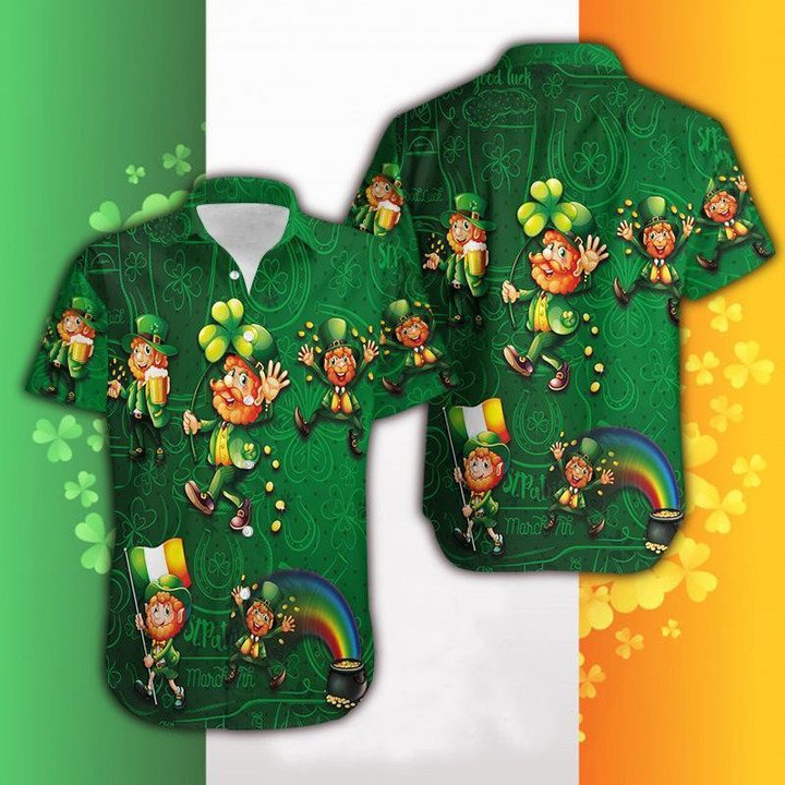 St. Patrick’S Day Hawaiian Shirt, Hawaiian Shirt, Patty’S Day Hawaiian Shirt