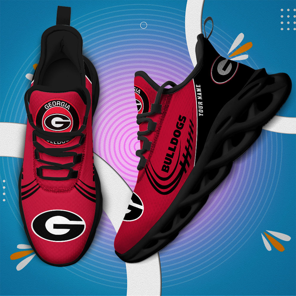 Georgia Bulldogs Max Soul Shoes Sneakers For Men And Women 1861