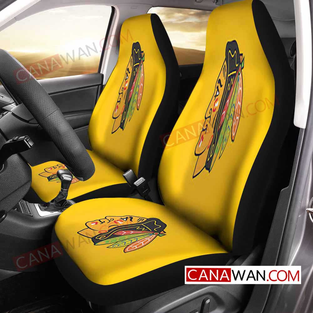 Chicago Blackhawks Car Seat Cover Set CSC6755