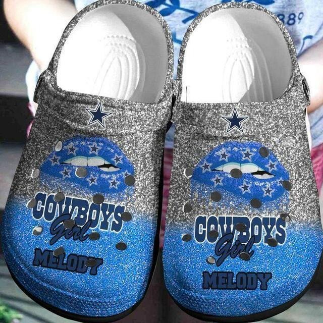 Dallas Cowboys Personalized Custom Crocs Crocband Clog