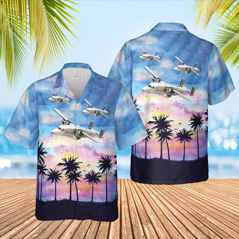 Us Army Ac-119G K Shadow Stinger Hawaiian Shirt