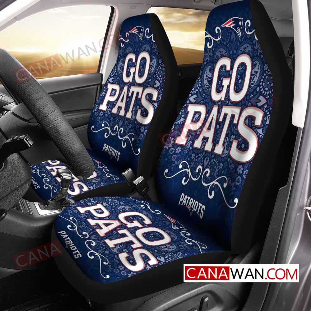 New England Patriots Car Seat Cover Set CSC4353