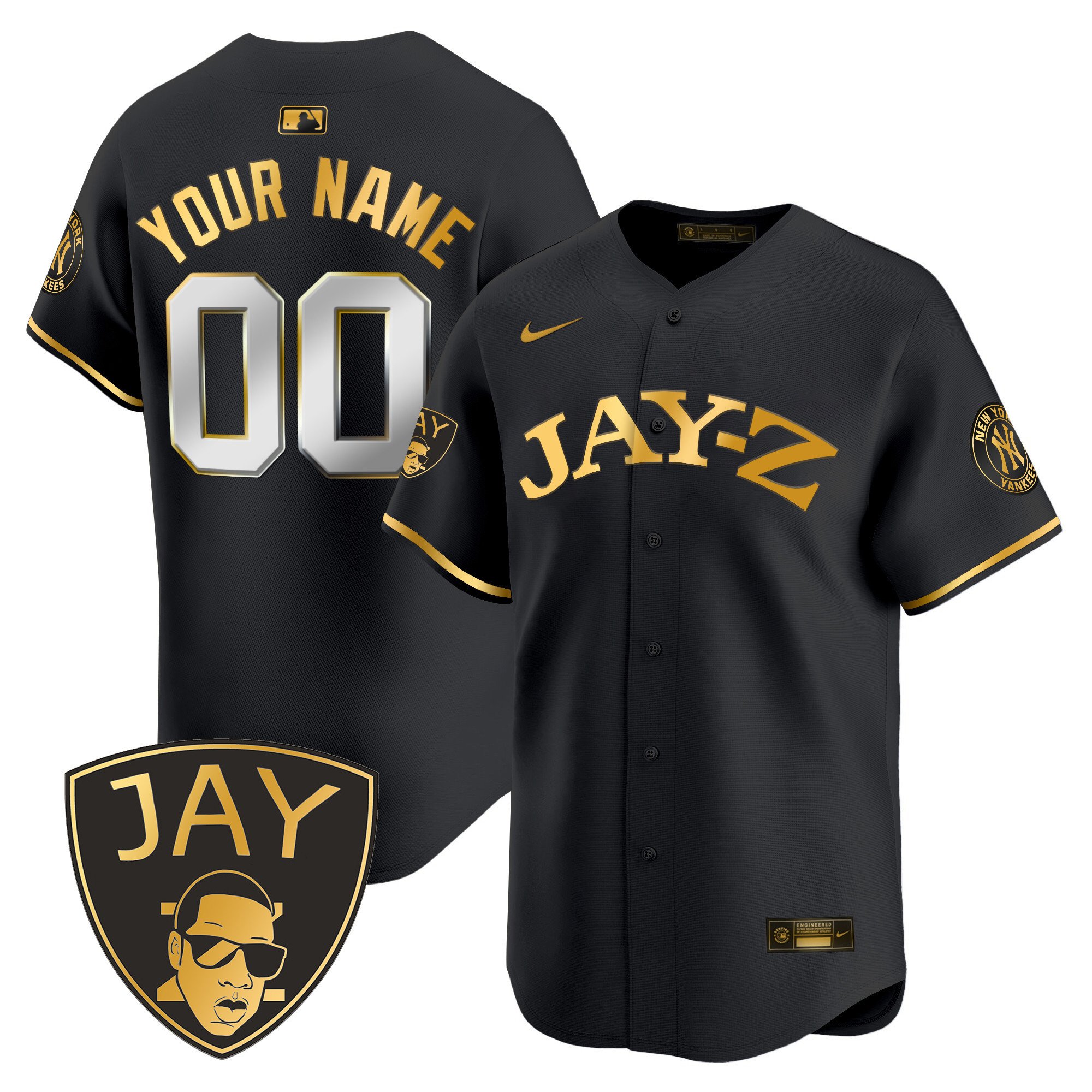 Yankees Jay-Z Vapor Premier Limited Custom Jersey – All Stitched