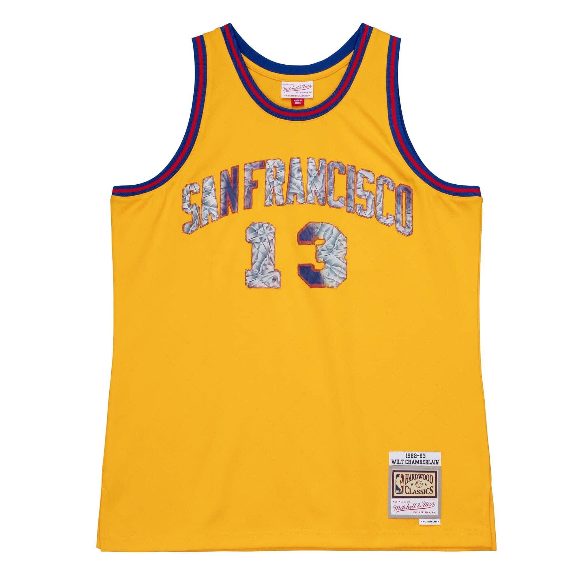 Mitchell & Ness 75th Anniversary Lenticular Swingman Wilt Chamberlain 