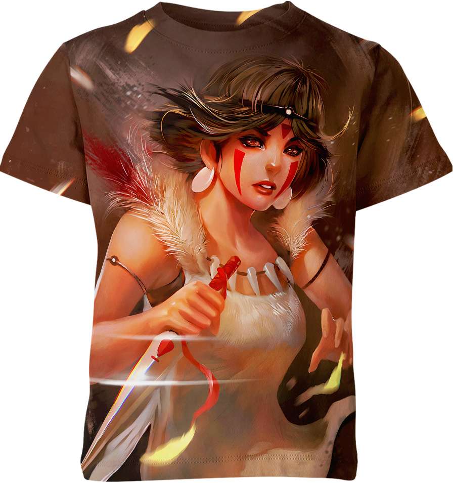 Princess Mononoke Studio Ghibli Shirt