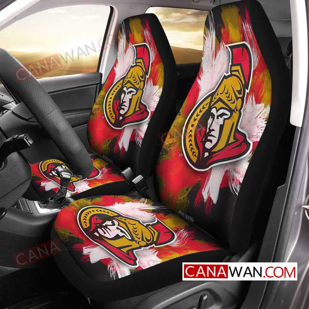 Ottawa Senators Art Car Seat Cover Set CSC8473