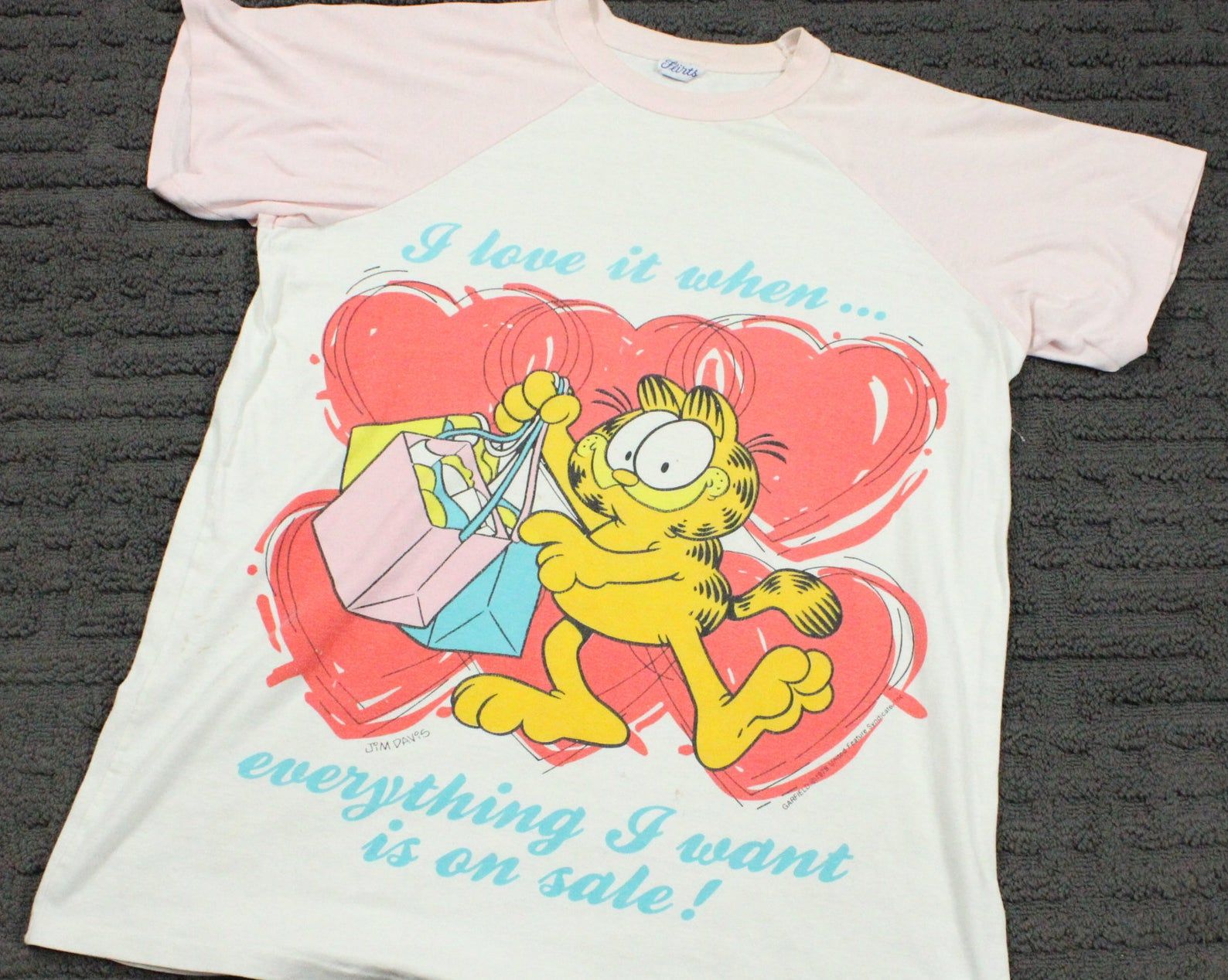 Garfield T-Shirt / Vintage 90S Garfield The Cat Movie Promo Graphic Tee