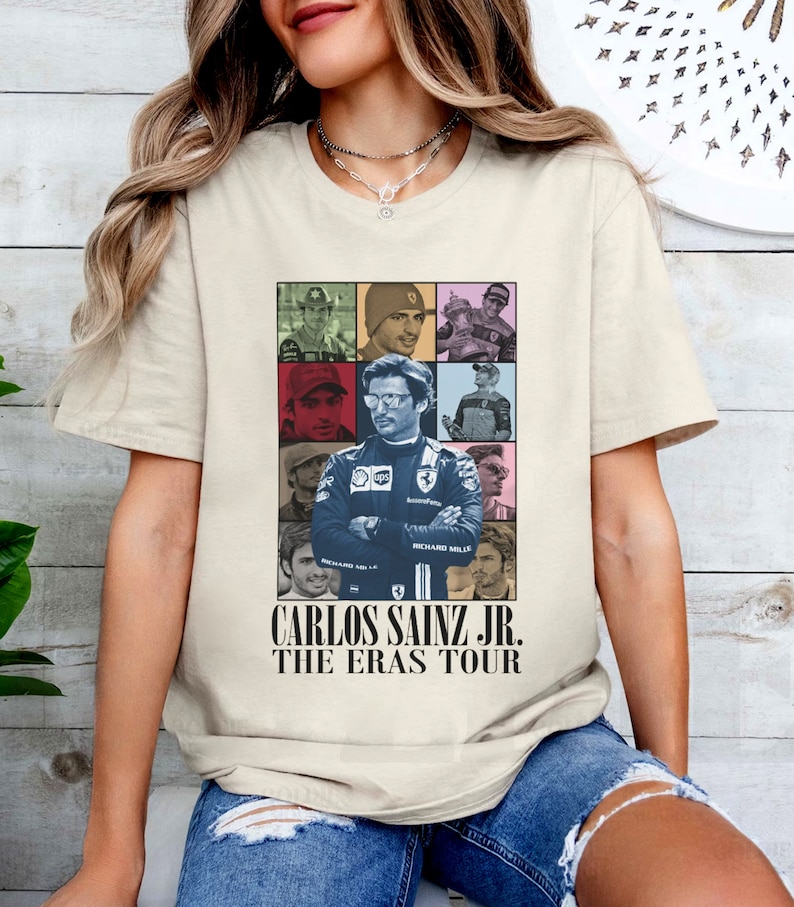 Carlos Sainz Jr The Eras Tour Unisex T-shirt, sweatshirt