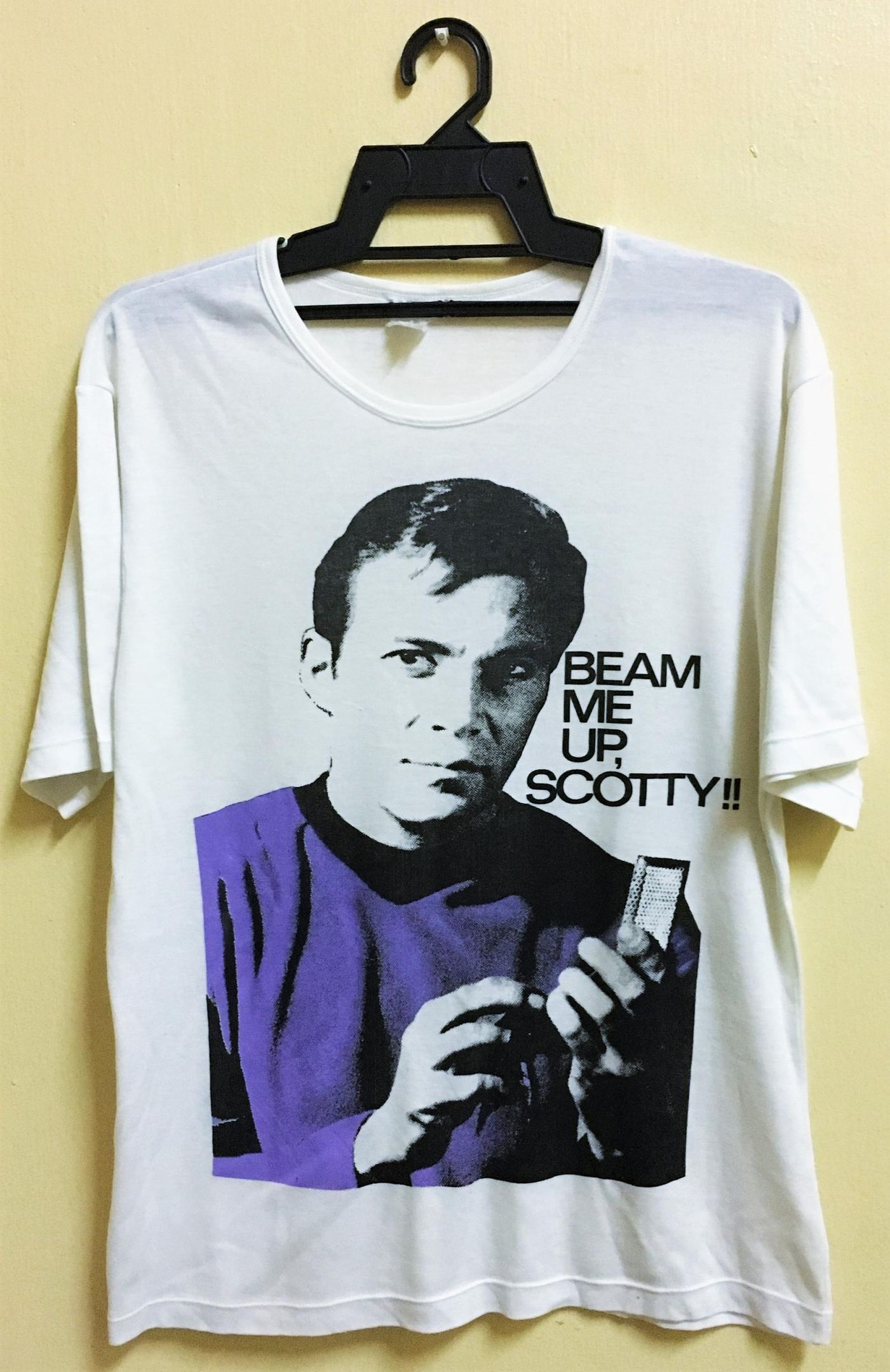 Vintage 70S Star Trek Beam Me Up Scotty Movie Sci Fi T-Shirt Desantis Style Art