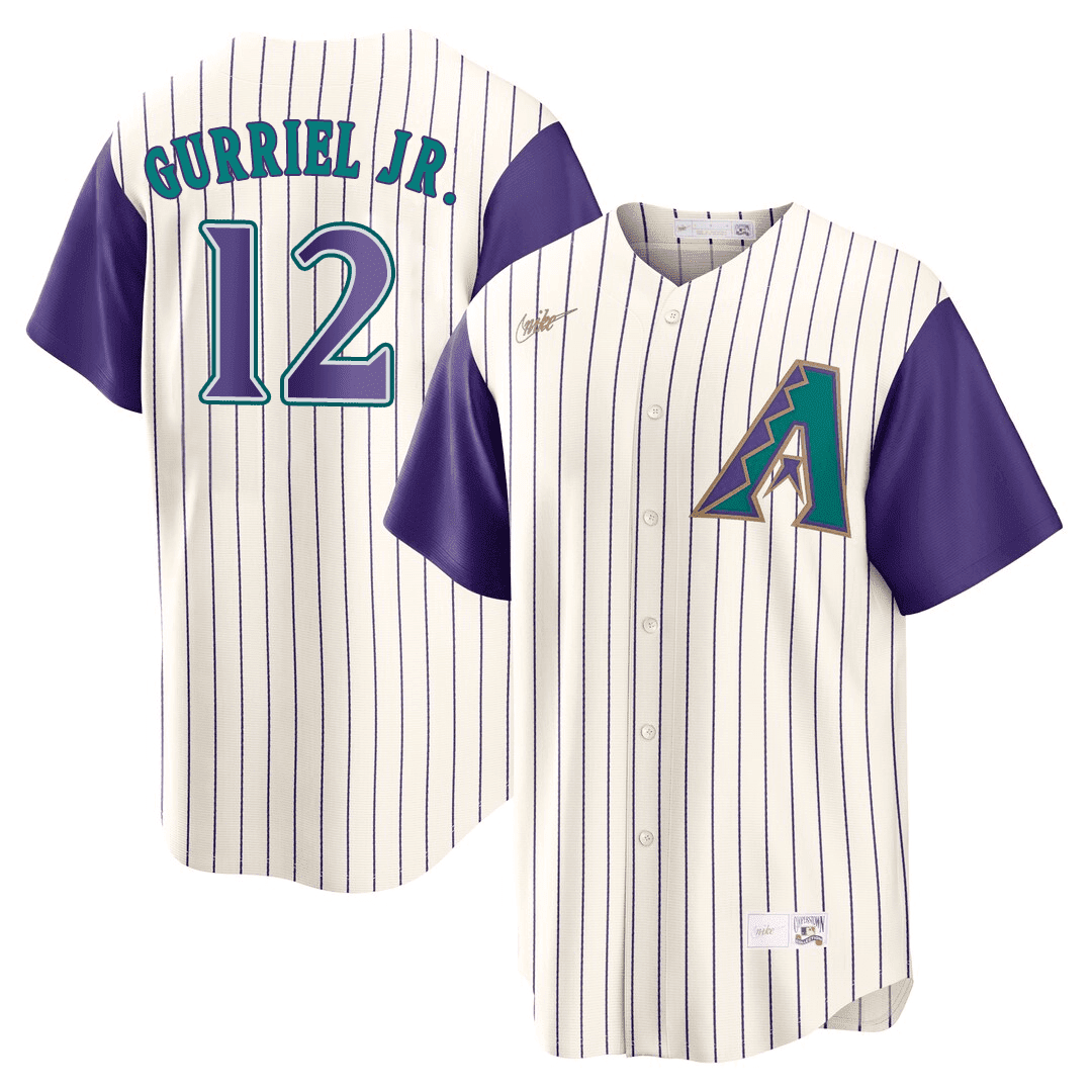 Men’S Arizona Diamondbacks Throwback Jersey – All Stitched ...