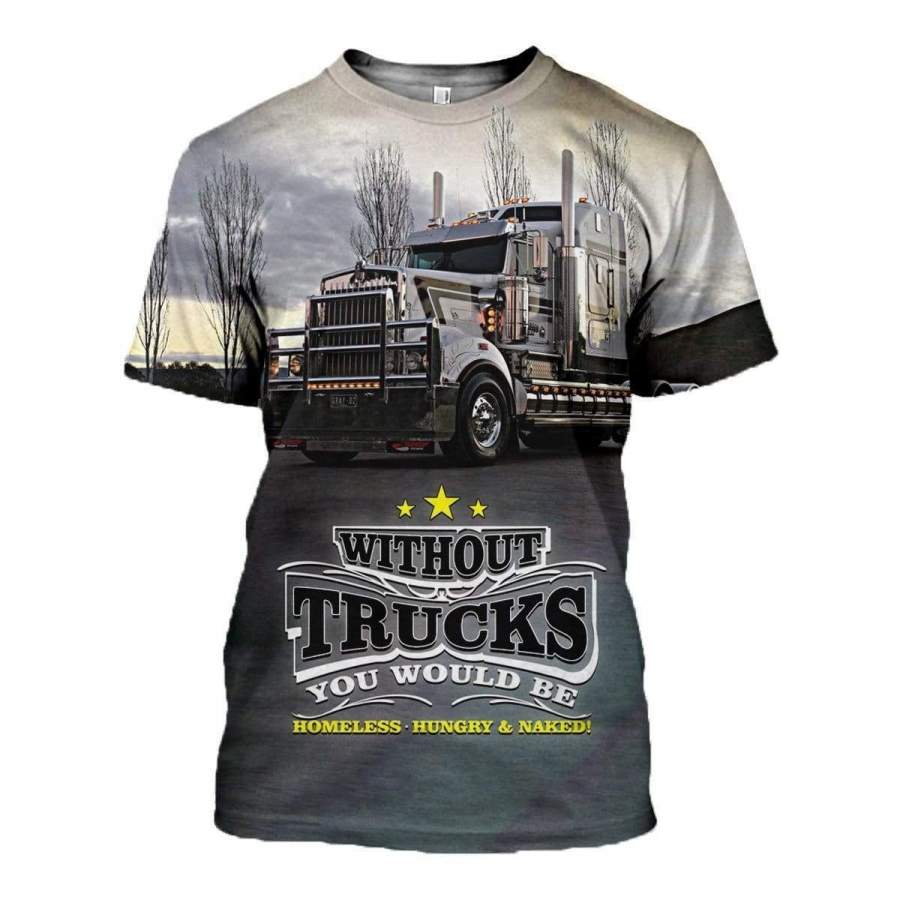 Truck 3D All Over Printed Shirts and &hellip;