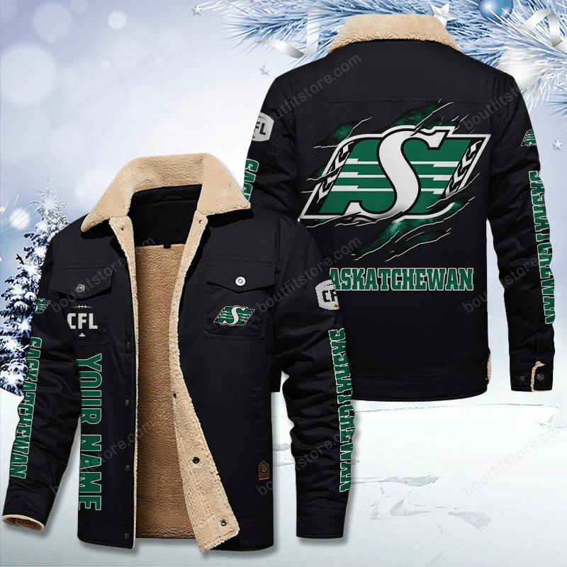 Saskatchewan Roughriders  Stand Collar Jacket