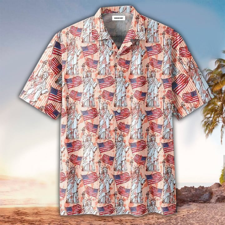 4Th Of July Hawaiian Shirt, Happy Independence Day Hawaiian Shirt