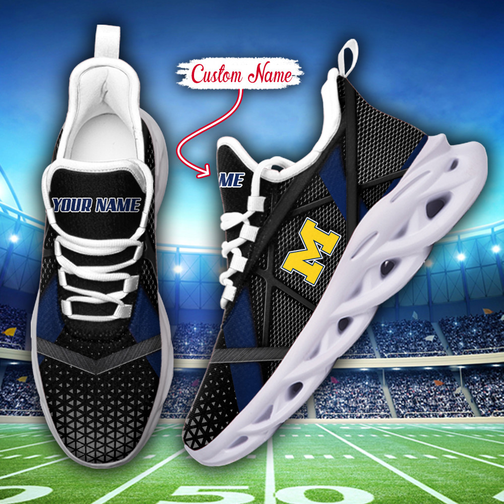 Michigan Wolverines Max Soul Shoes Sneakers For Men And Women 1618