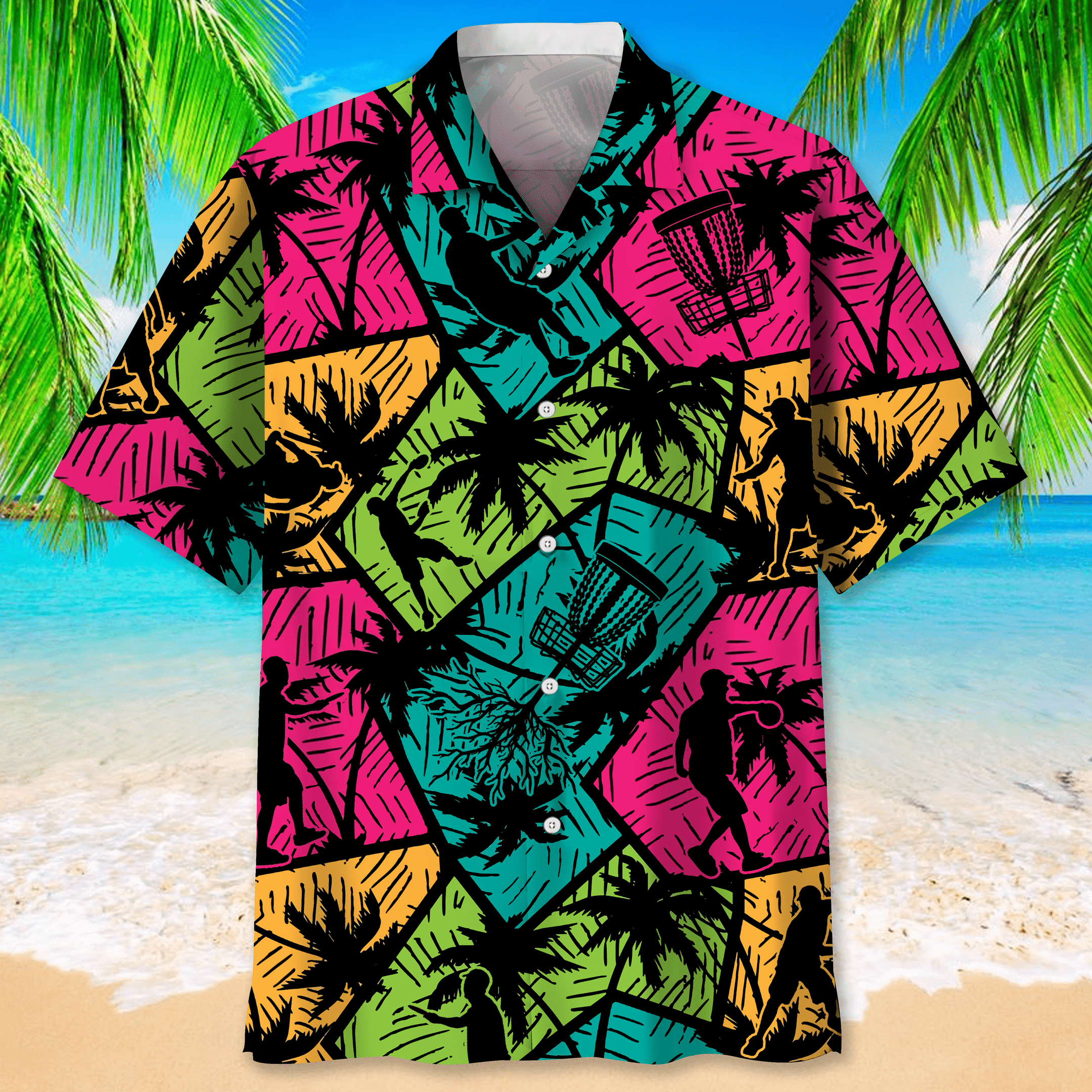 Disc Golf Beach Hawaiian Shirt For Men And Women , Men’S Disc Golf Gifts