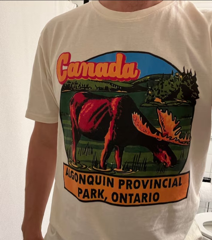 Vintage Canada Algonquin Provincial Park Ontario Sweatshirt Outdoor Road Trip Camping Shirt Outfit